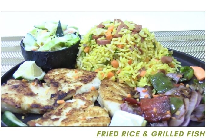 Fried Rice & Grilled Fish