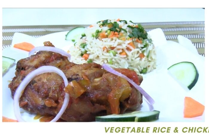 Vegetable Rice & Chicken